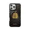 Art-Inspired Pumpkin Phone Case - Black & Yellow