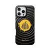 Art-Inspired Pumpkin Phone Case - Black & Yellow