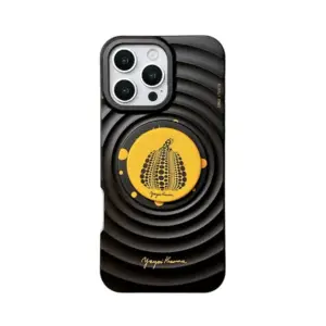 Art-Inspired Pumpkin Phone Case - Black & Yellow