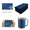 Cozy Corporate Set – 100-Piece Blanket & Mug Pack