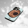 Minimalist Bear Face Phone Case – Cute & Cozy Design