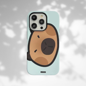 Minimalist Bear Face Phone Case – Cute & Cozy Design