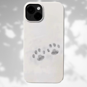 Minimalist Paw Print Phone Case – Sleek & Subtle Design